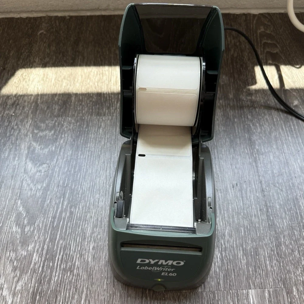 DYMO Label Writer EL60 90645 USB Thermal Printer B&W Working Tested‎ 10101 Port
